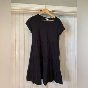Time and Tru Black Short Sleeve Dress Size S